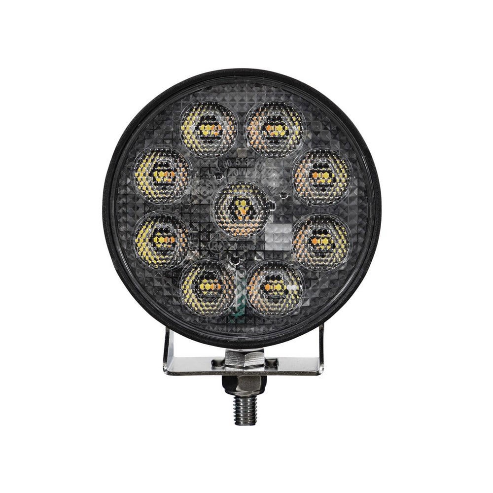 Auxiliary Lights; Light Type: Flood Beam Light ; Amperage Rating: 3.7000 ; Light Technology: LED ; Color: Clear ; Material: Polycarbonate ; Voltage: 12-24