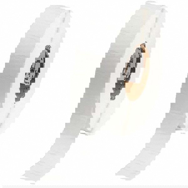 Label Maker Label: White, Paper, 5,200 per Roll