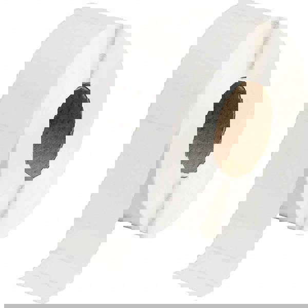 Label Maker Label: White, Paper, 5,200 per Roll