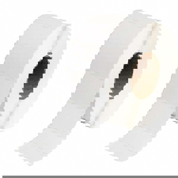 Label Maker Label: White, Paper, 3,000 per Roll