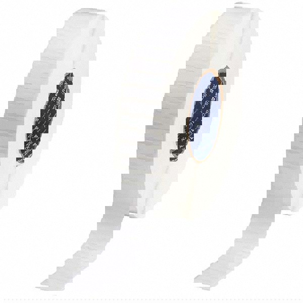 Label Maker Label: White, Polyester, 1-1/2