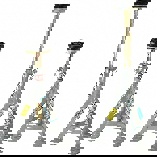 Transmission & Engine Jack Stands; Load Capacity: 6000lb ; Minimum Height (Inch): 13in ; Maximum Height: 21.50in ; UNSPSC Code: 24101600