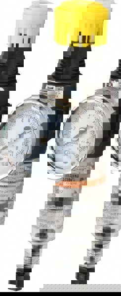 FRL Combination Unit: 1/4 NPT, Miniature, 1 Pc Filter/Regulator with Pressure Gauge