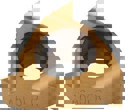 Laydown Threading Insert: 11 ER A60 P25C/GOLD, Solid Carbide