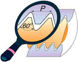 Laydown Threading Insert: 11 ER A60 C-5/P-30, Solid Carbide