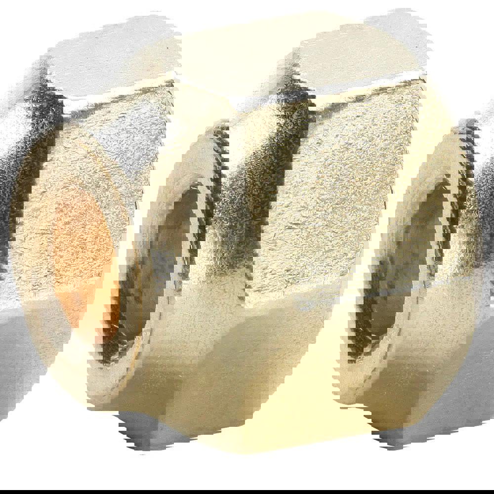 Brass Flared Tube Short Nut: 3/8