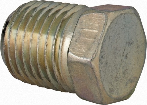 Industrial Pipe Hex Plug: 1/4