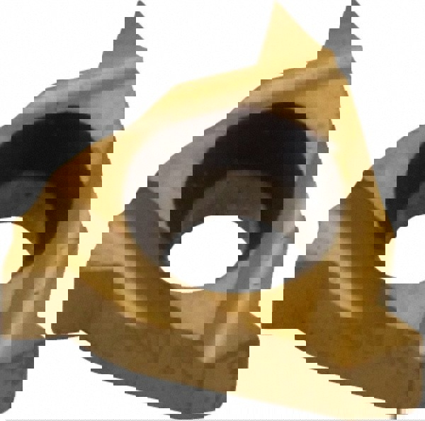 Laydown Threading Insert: 11 IR A60 MXC/GOLD, Solid Carbide