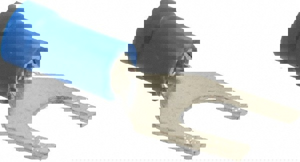 Standard Fork Terminal: Blue, Vinyl, Partially Insulated, #1/4