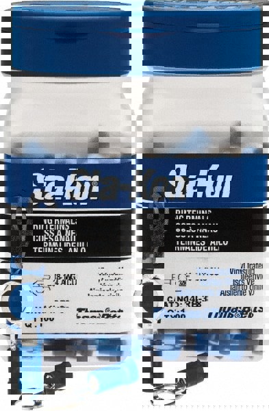 D Shaped Ring Terminal: Partially Insulated, 18 to 14 AWG, Crimp Connection