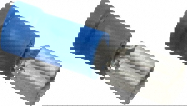 Wire Disconnect: Female, Blue, Vinyl, 16-14 AWG, 0.187