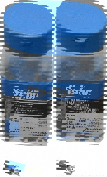 Wire Disconnect: Female, Blue, Vinyl, 16-14 AWG, 0.187