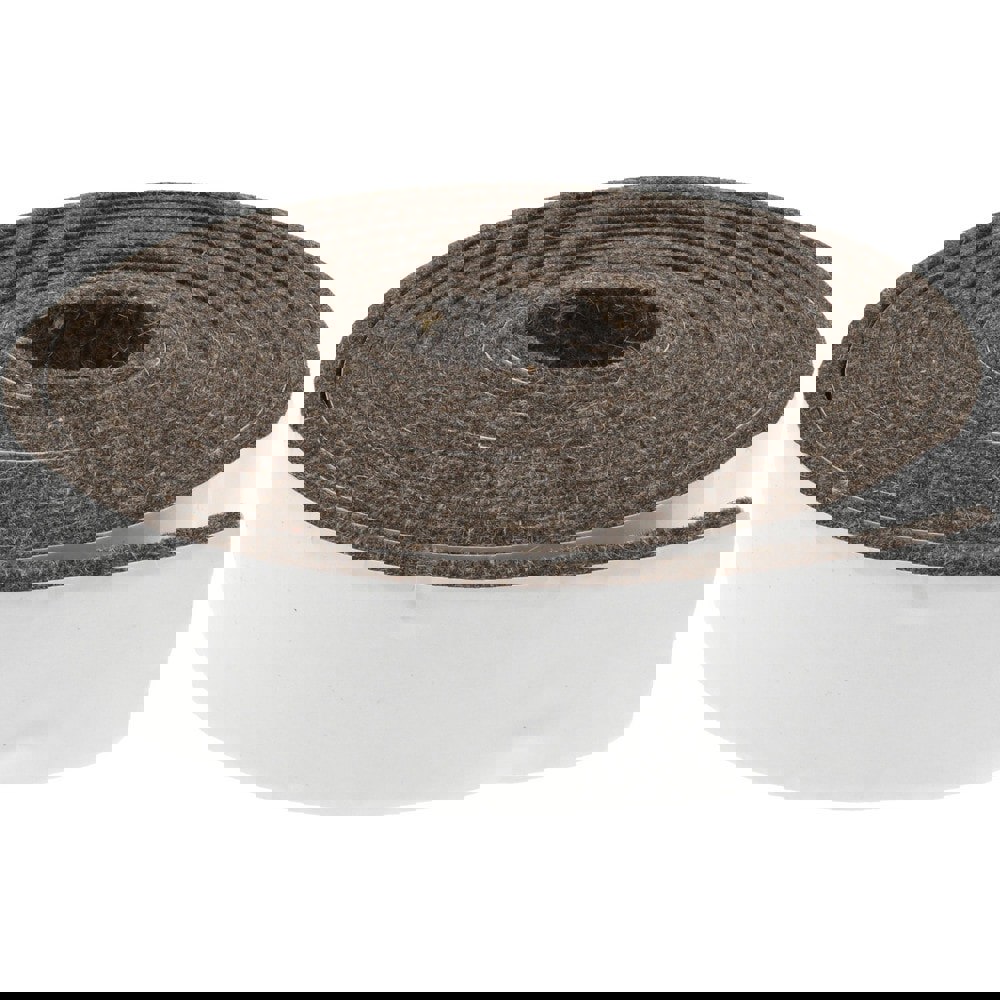 1/4 Inch Thick x 1-1/2 Inch Wide x 10 Ft. Long, Felt Stripping