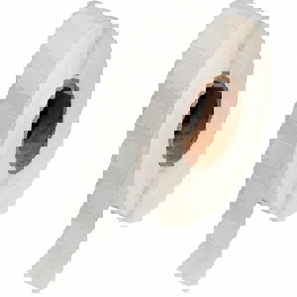 Label Maker Label: White, Polypropylene, 1/2