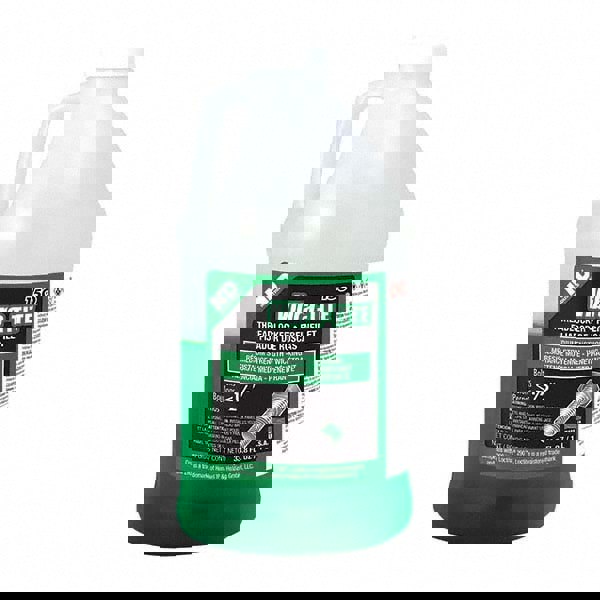 Threadlocker: Green, Liquid, 1 L, Bottle