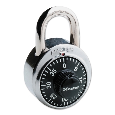 Combination Lock: Steel, 1-7/8