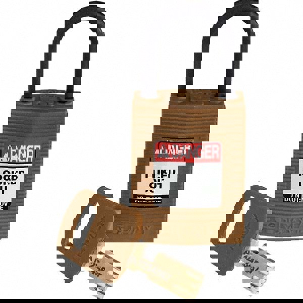 Lockout Padlock: Keyed Different, Nylon, 0.7