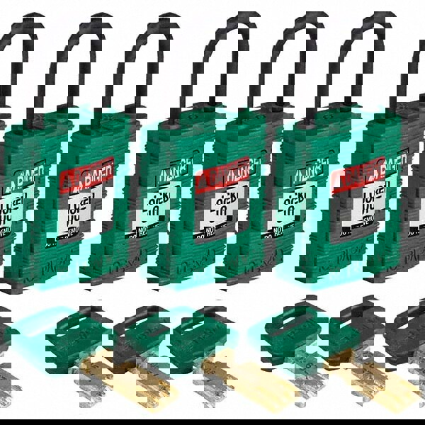 Lockout Padlock: Keyed Alike, Nylon, 0.7