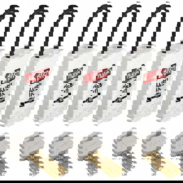 Lockout Padlock: Keyed Alike, Nylon, 0.7