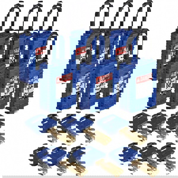 Lockout Padlock: Keyed Alike, Nylon, 0.7