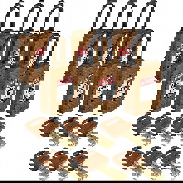 Lockout Padlock: Keyed Alike, Nylon, 0.7