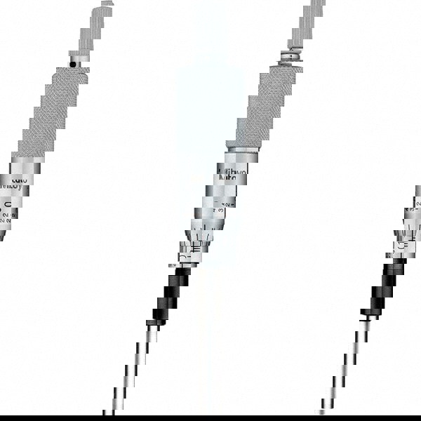 Mechanical Micrometer Heads; Minimum Measurement (Decimal Inch): 0; Accuracy: 0.000100 in; Maximum Measurement (Inch): 1; Thimble Diameter (mm): 18.00; Digital Counter: No; Spindle Diameter (mm): 6.35; Spindle Length (mm): 13.00; Overall Length (mm): 75 (