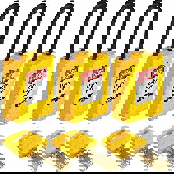 Lockout Padlock: Keyed Alike, Key Retain