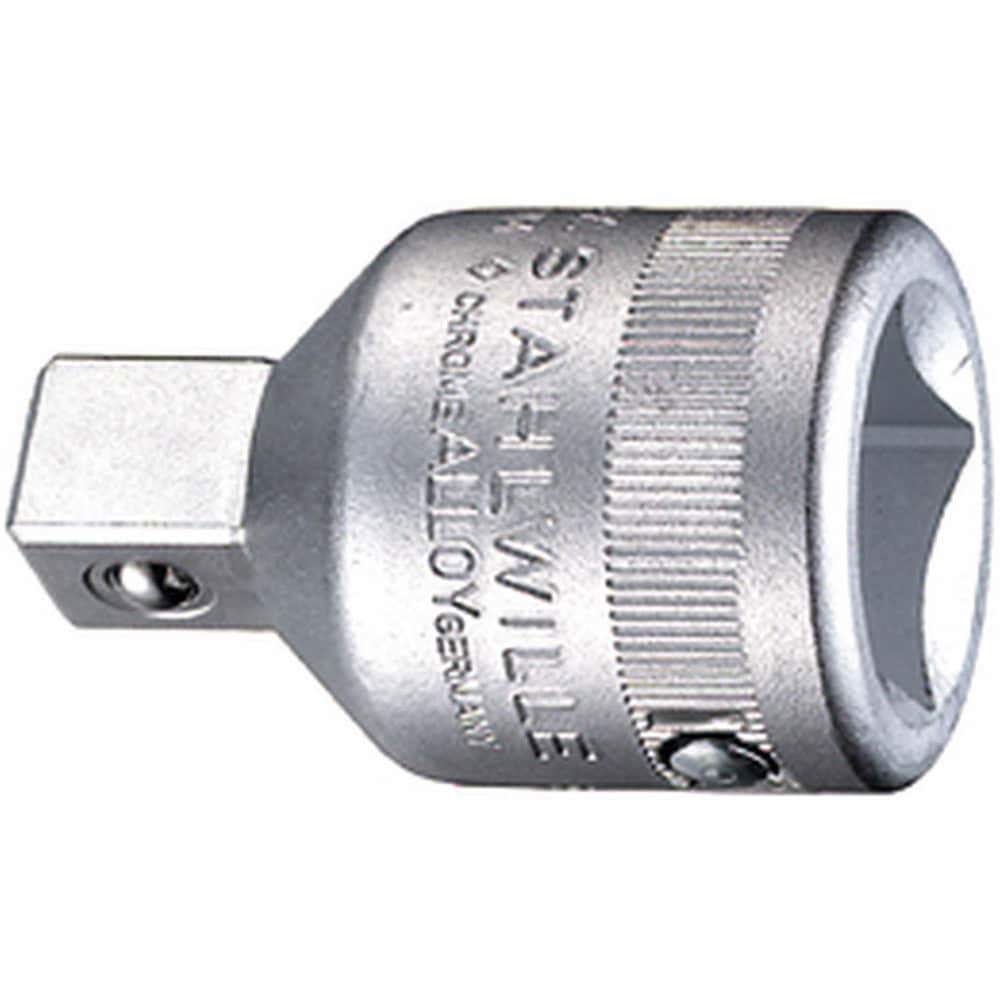 Socket Adapters & Universal Joints; Adapter Type: Convertor ; Male Size: 1/2 in ; Female Size: 3/4 ; Male Drive Style: Square ; Overall Length (Inch): 2-1/8in ; Female Drive Style: Square