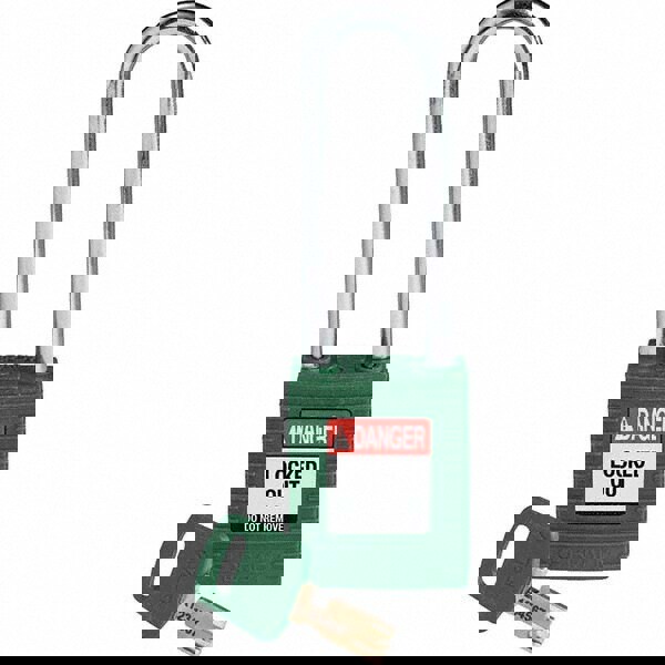 Lockout Padlock: Keyed Alike & Keyed Different, Key Retaining, Nylon, 3