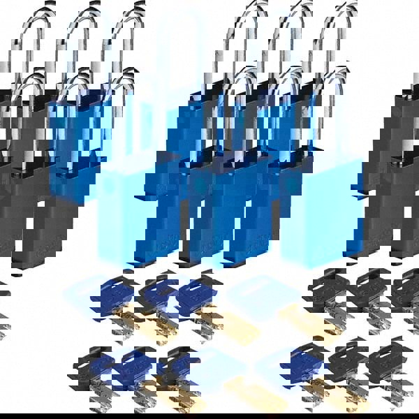 Lockout Padlock: Keyed Different, Aluminum, 3