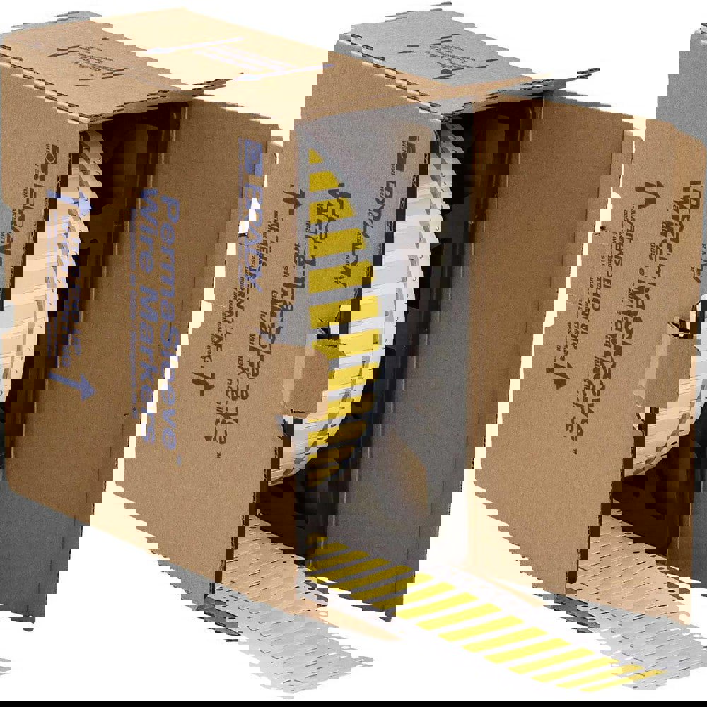 Wire Marker Tag Tape & Dispensers; Wire Marker Tape/Dispenser Type: Cable Wrap Sheet Labels ; Tape Style: Printable ; Tape Material: Polyolefin ; Background Color: Yellow ; Maximum Operating Temperature (F): 275 ; Minimum Operating Temperature (F): -67