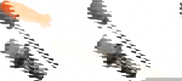 Replaceable-Tip Drill: 17.46 to 17.96 mm Dia, 54 mm Max Depth, 19.05 mm Weldon Flat Shank