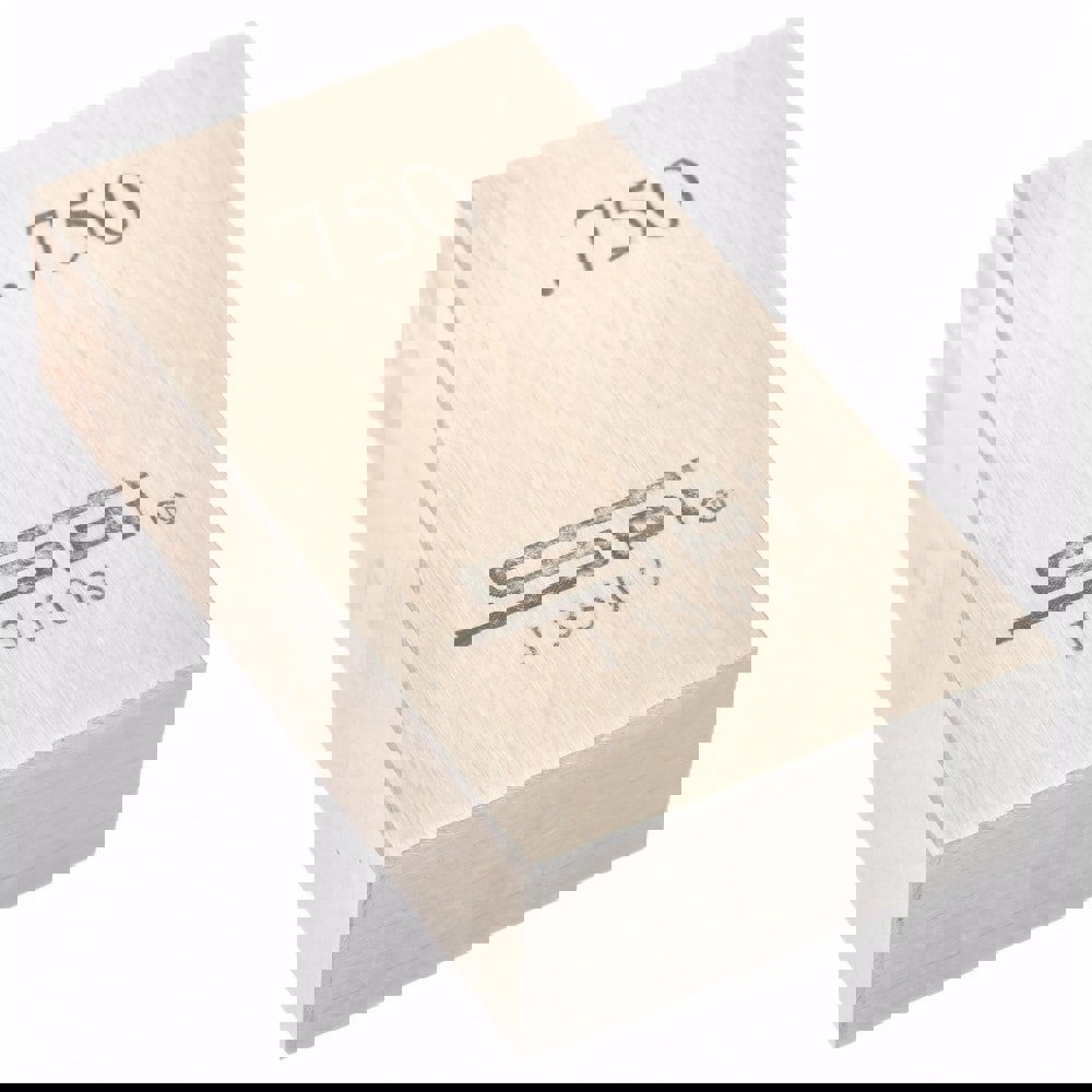 Rectangle Steel Gage Block: 0.75