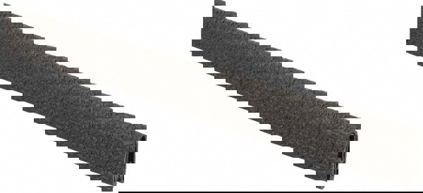 1/8 Inch Thick x 0.3 Wide x 25 Ft. Long, EPDM Rubber Edge Trim