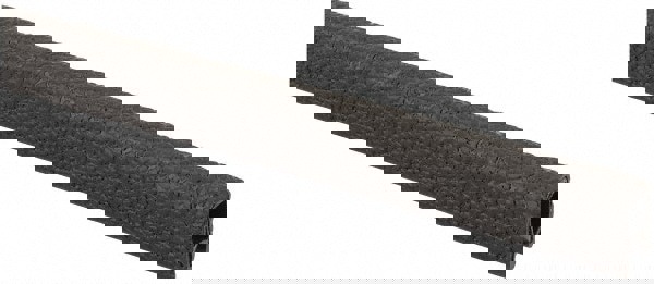 3/16 Inch Thick x 0.36 Wide x 25 Ft. Long, EPDM Rubber Edge Trim