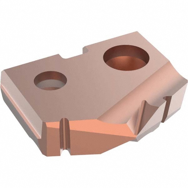 Spade Drill Insert: 16 mm Dia, Seat Size 0, Cobalt, 132 &deg; Point