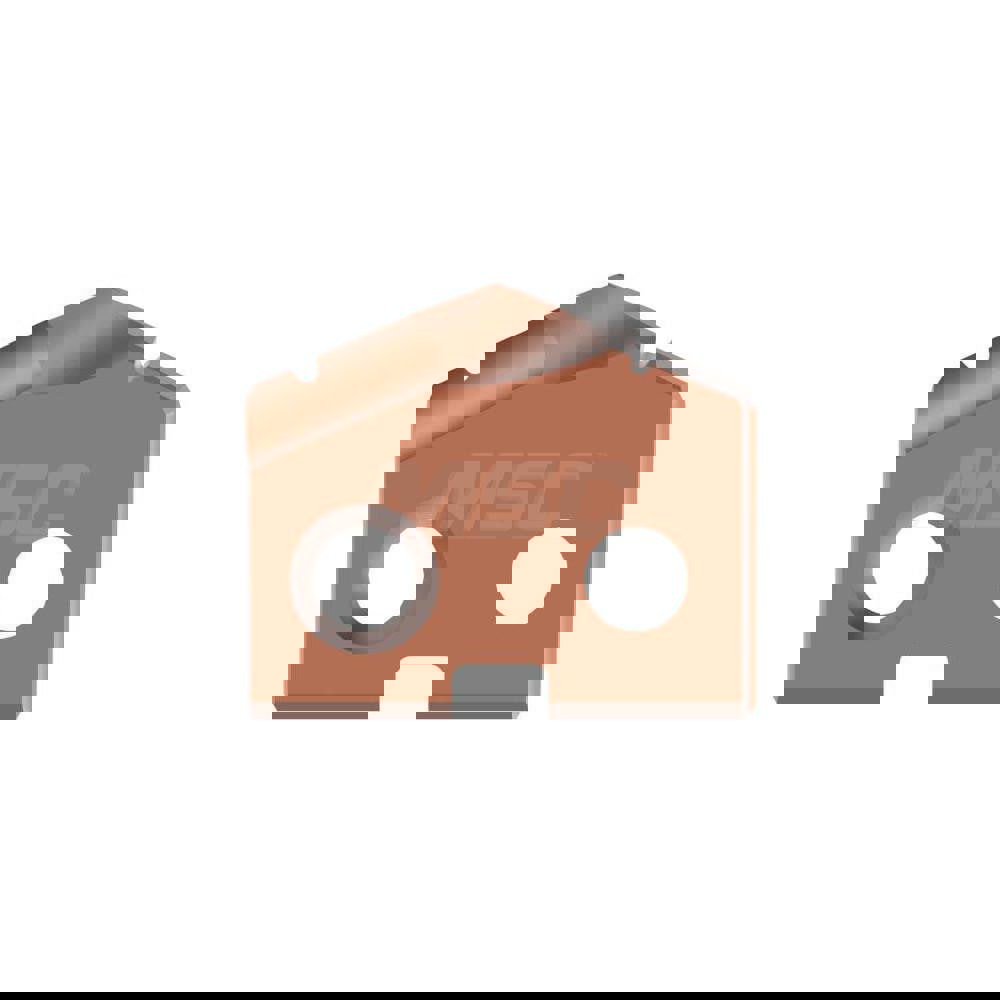 Spade Drill Insert: 17.50 mm Dia, Seat Size 0, Cobalt, 132 deg Point