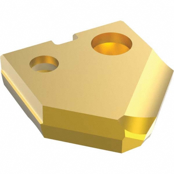 Spade Drill Insert: 13 mm Dia, Seat Size 0, Cobalt