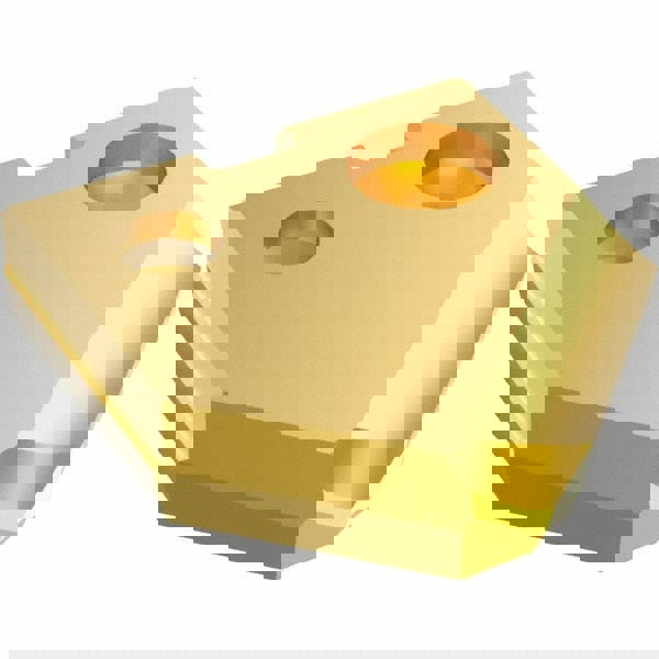 Spade Drill Insert: 14.50 mm Dia, Seat Size 0, Cobalt, 90 deg Point