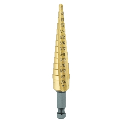 Tin Coated Step Drills