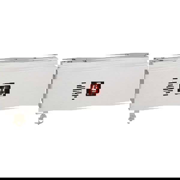 Electromagnet Locks; Average Magnetic Pull: 1600.0lb ; Overall Length: 11in ; Timer: No ; Finish: Aluminum ; Features: Audiblearning, Key Switch ; Led Included: Yes