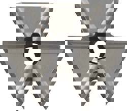 Swivel & Scraper Blade: D85, Bi-Directional, High Speed Steel