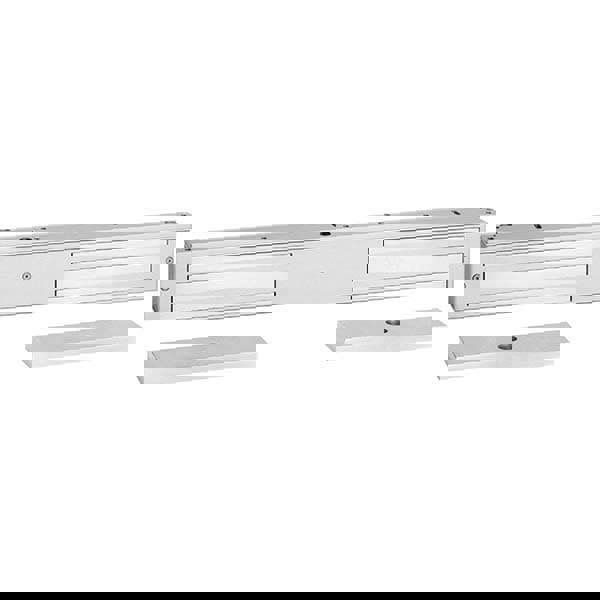Electromagnet Locks; Average Magnetic Pull: 1600.0lb ; Overall Length: 22in ; Timer: No ; Finish: Aluminum ; Led Included: No