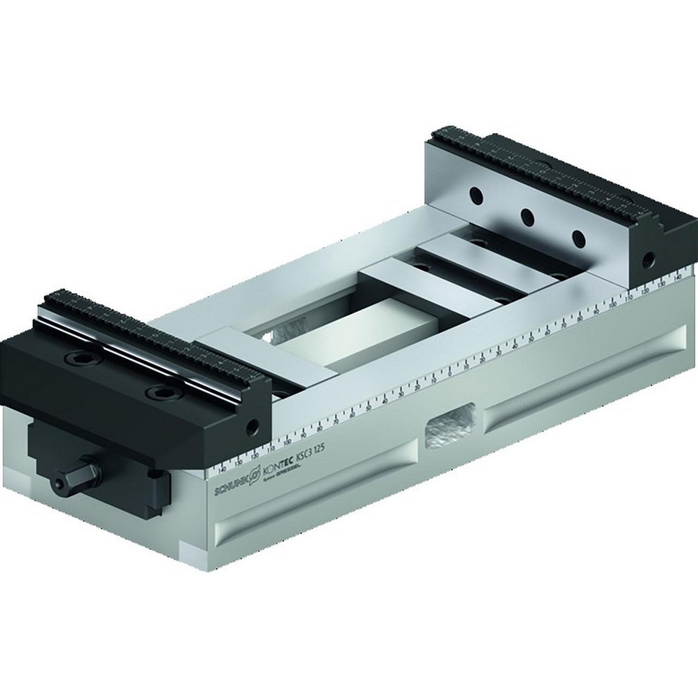 Self-Centering Vises; Jaw Width (mm): 125.00 ; Maximum Jaw Opening Capacity (mm): 303.00 ; Material: Steel ; Overall Length (mm): 300.0000 ; Overall Width (mm): 125.0000 ; Overall Height (Mm - 5 Decimals): 33.00000