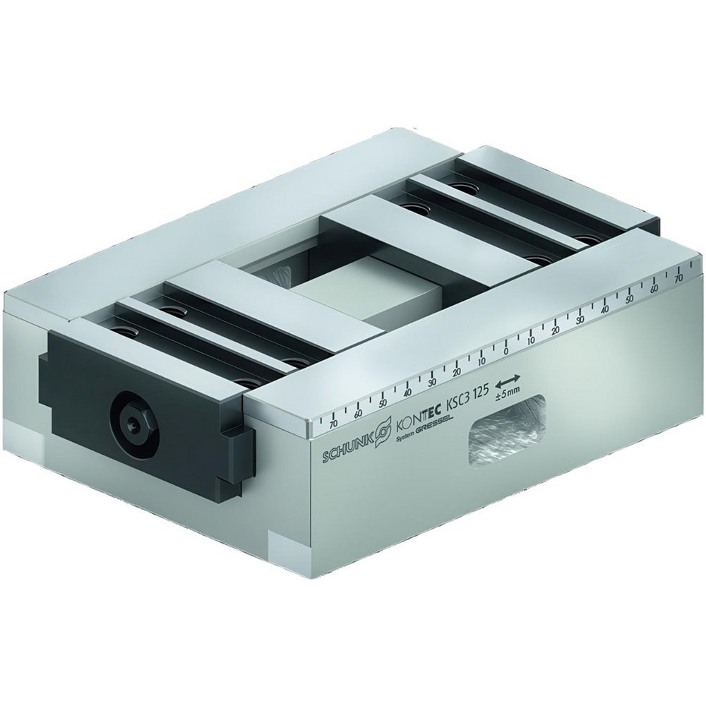 Clamp Bases; For Use With: KSC Sysytem Jaws ; Mount Hole Size: M8 ; Overall Height (Decimal Inch): 1.9685 ; Overall Width (Mm): 125.00 ; Overall Depth: 160.00mm ; Overall Depth (Decimal Inch): 6.2992