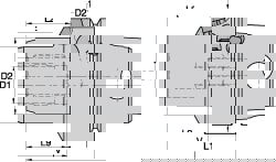 Hydraulic Tool Chuck: KM63XMZ, Modular Connection Shank, 32 mm Hole