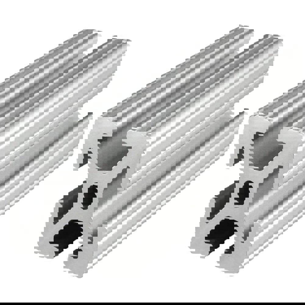 Framing; Frame Type: T-Slotted ; Duty Grade: Heavy-Duty ; Material: Aluminum Alloy ; Slot Location: Quad ; Overall Length (Inch): 120 ; Overall Height (Inch): 1-1/2