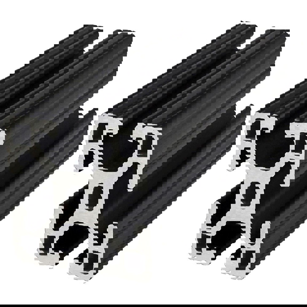 Framing; Frame Type: T-Slotted ; Duty Grade: Standard-Duty ; Material: Aluminum Alloy ; Slot Location: Quad ; Overall Length (Inch): 120 ; Overall Height (Inch): 1-1/2