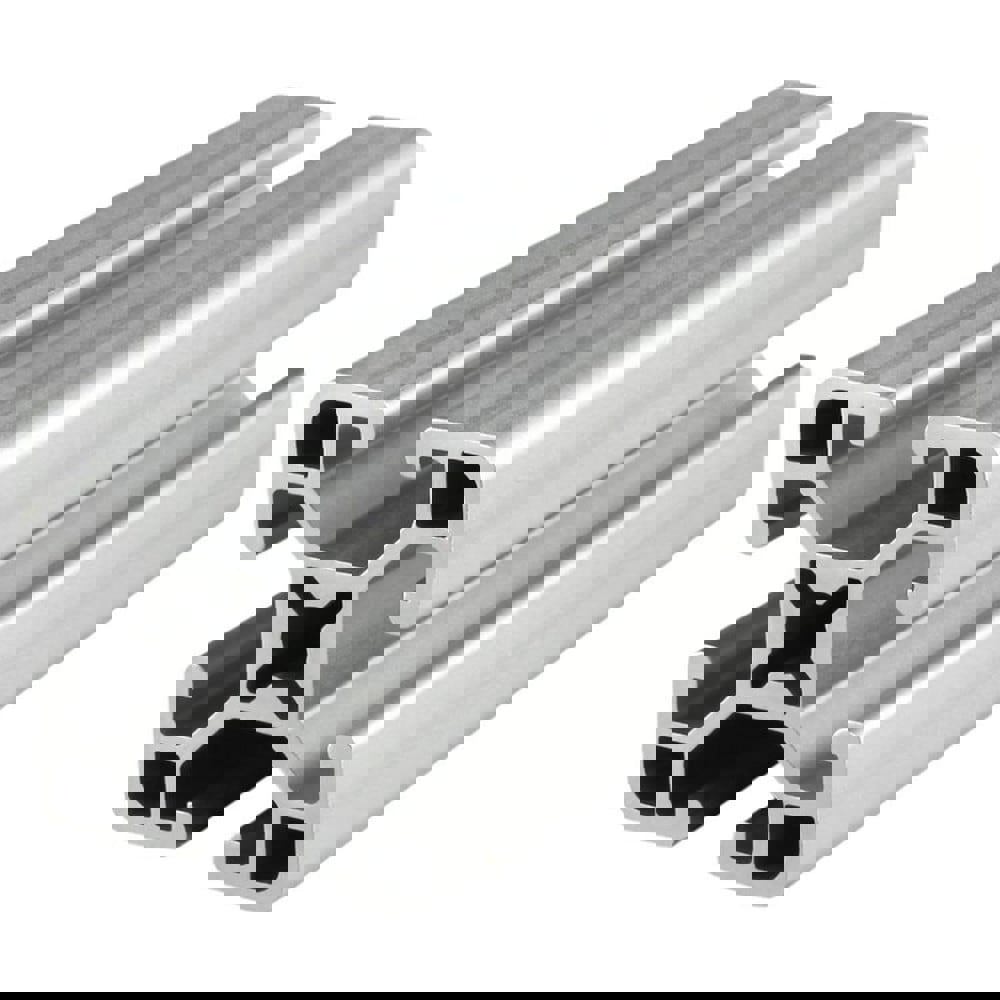 Framing; Frame Type: T-Slotted ; Duty Grade: Light-Duty ; Material: Aluminum Alloy ; Slot Location: Quad ; Overall Length (Inch): 120 ; Overall Height (Inch): 1-1/2