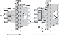 Collet Chuck: 0.51 mm Capacity, ER Collet, Modular Connection Shank